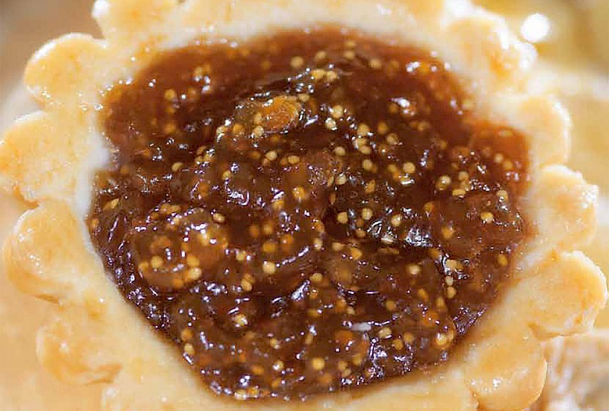 Sonnenkranzkuchen - Fruchtfüllung Feige füllen